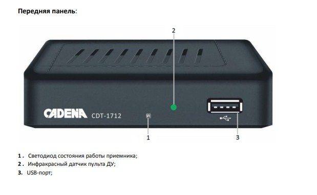 Обзор ресивера Cadena CDT-1712: инструкция и прошивка