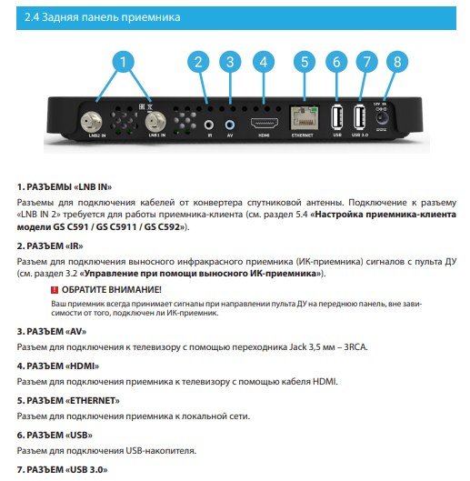 Спутниковый приемник General Satellite GS B527: инструкция, прошивка